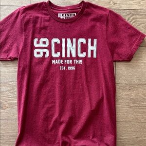 Cinch Men's Burgundy Graphic Tee